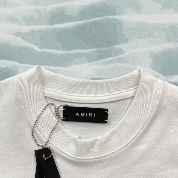 Amiri Men's White Short Sleeve - Picture 3 of 4